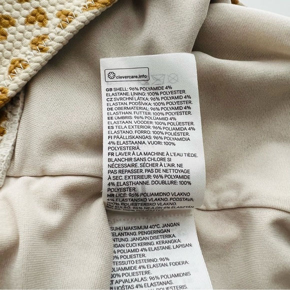 H&M Textured Heart Print One Piece - Picture 7 of 8